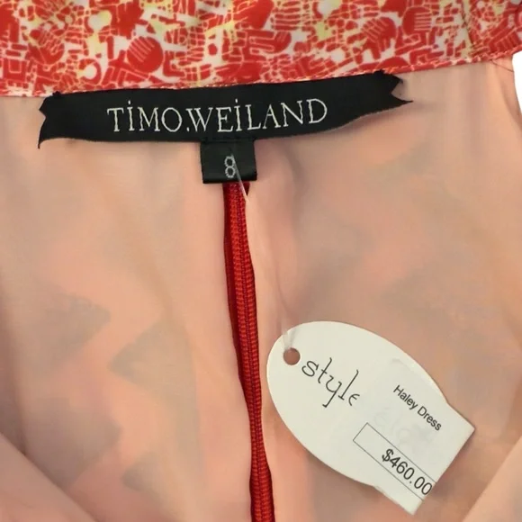 New Timo Weiland Halter Dress Zipper Detail Mini A-line Style Runway Designer - Picture 5 of 8